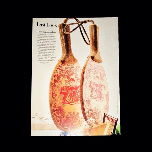 Dior Maison Rackets Advertising Print - Picture 5 of 5